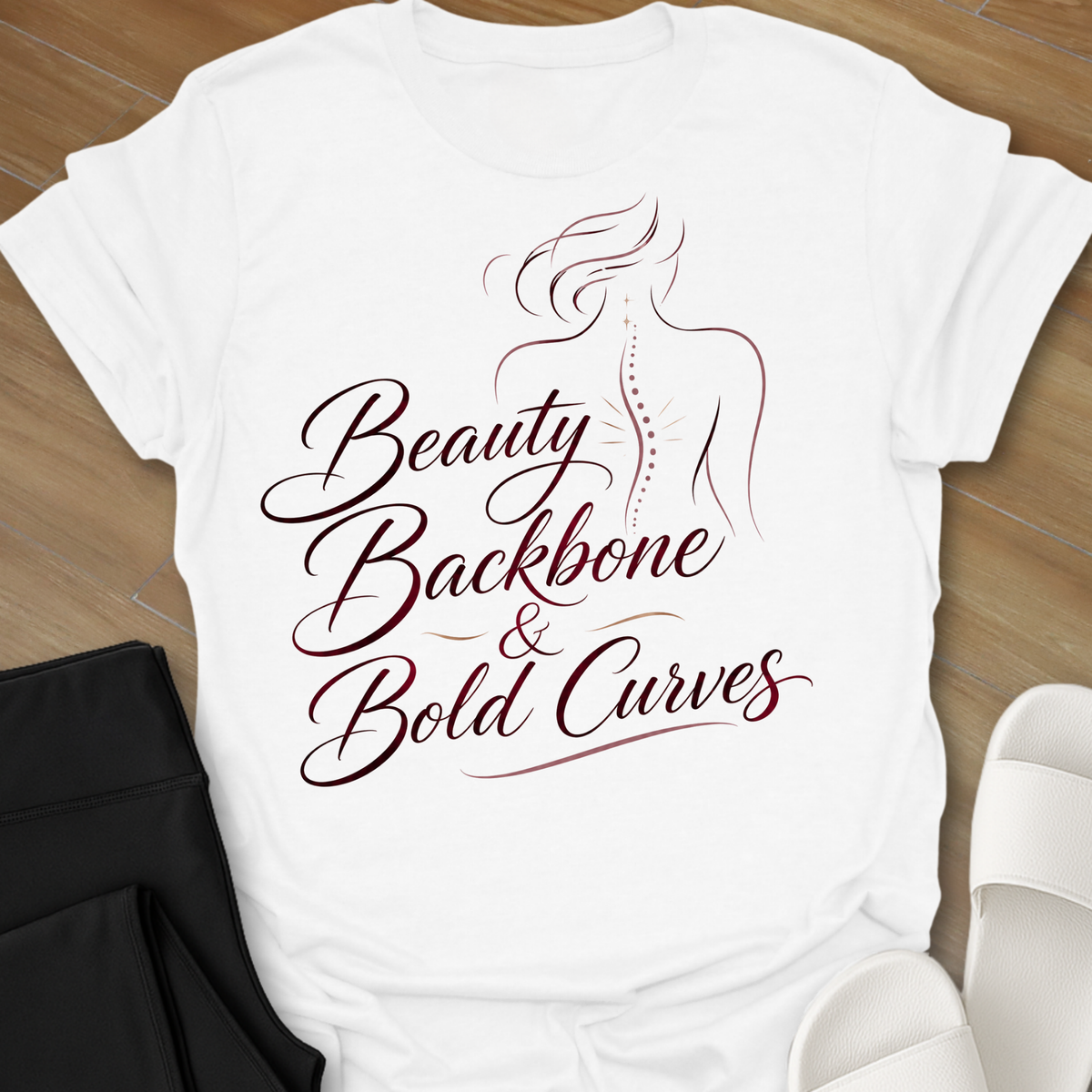 Beauty Backbone & Bold Curves T-Shirt