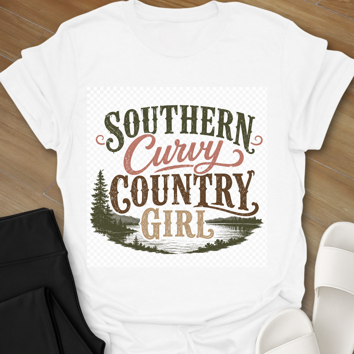 Southern Curvy Country Girl T-Shirt