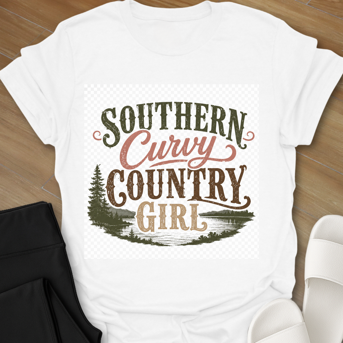 Southern Curvy Country Girl T-Shirt