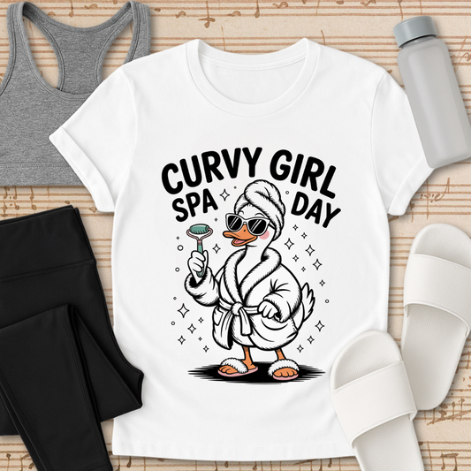 Curvy Girl Spa Day T-Shirt