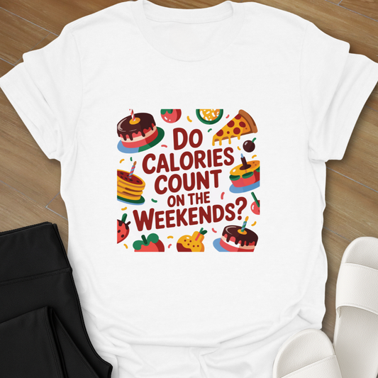 Do Calories Count on the Weekends? T-Shirt