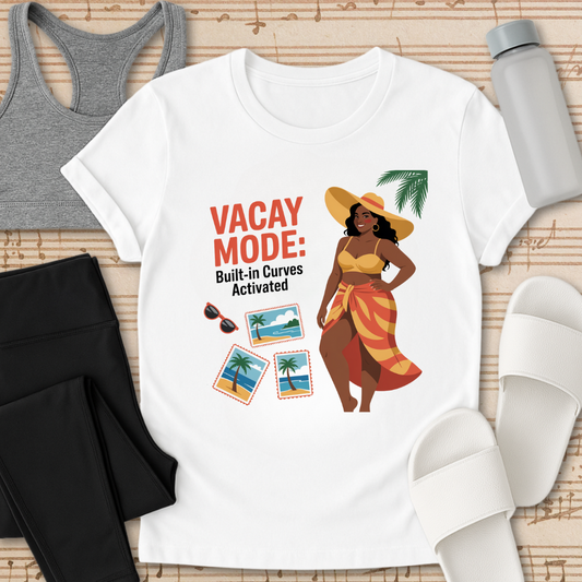 Curvy Vacay Mode T-Shirt