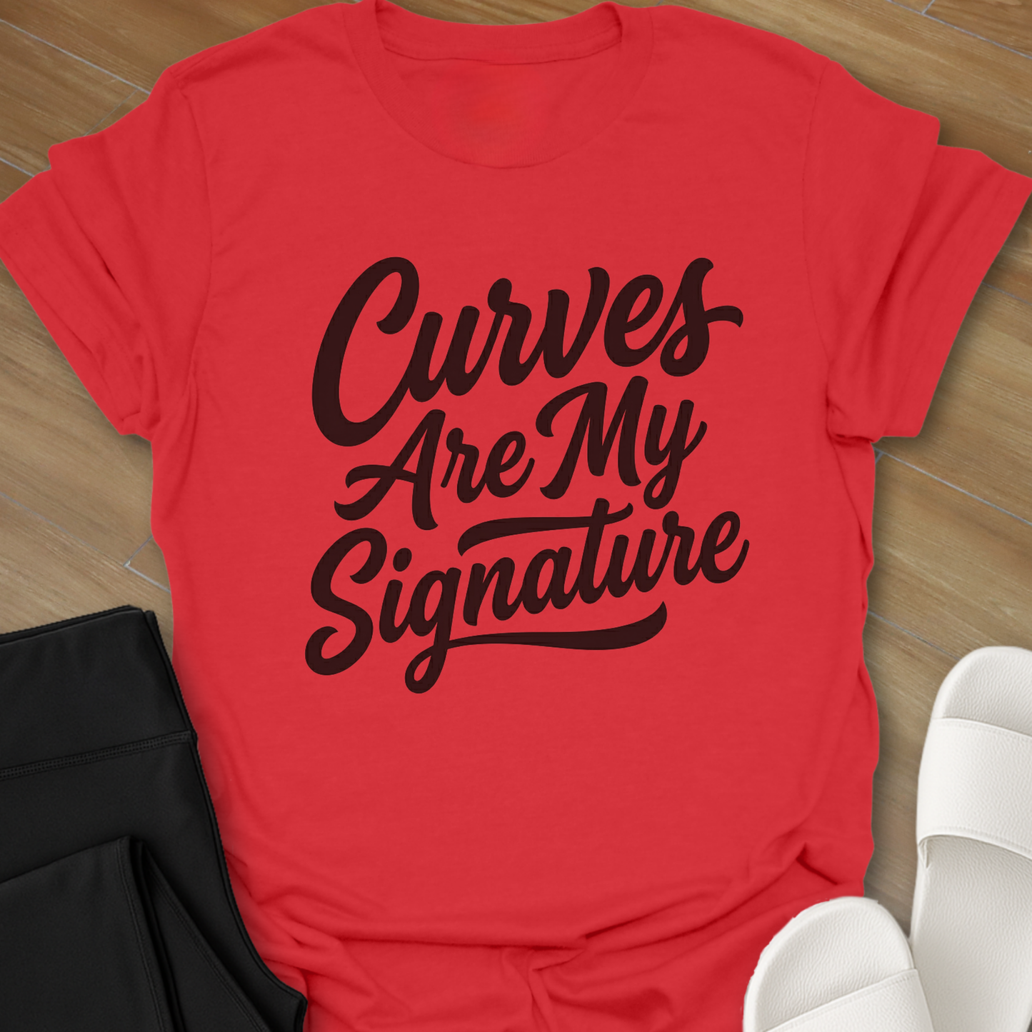 Curves Are My Signature T-Shirt