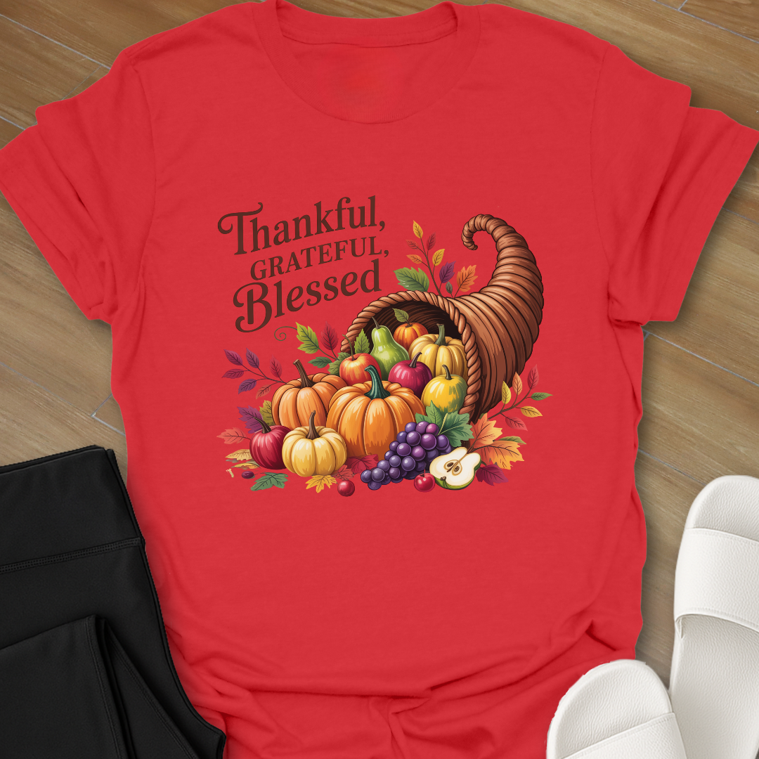 Thankful, Grateful, Blessed T-Shirt