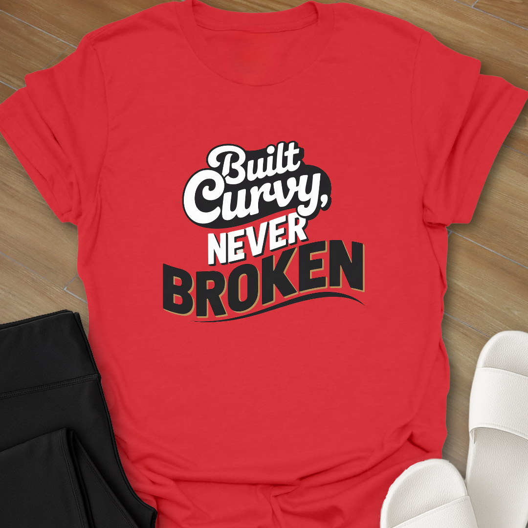 Built Curvy Never Broken T-Shirt