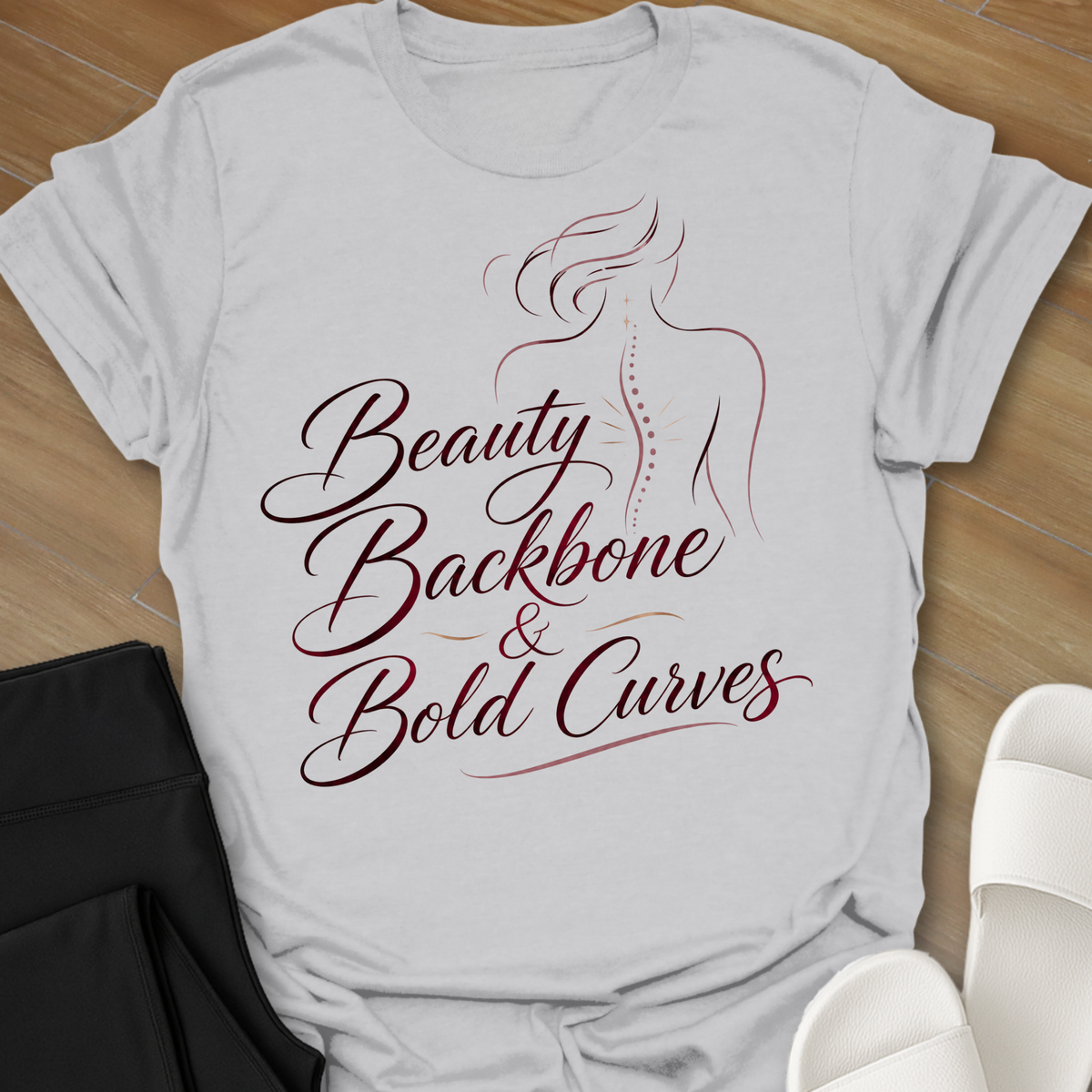 Beauty Backbone & Bold Curves T-Shirt