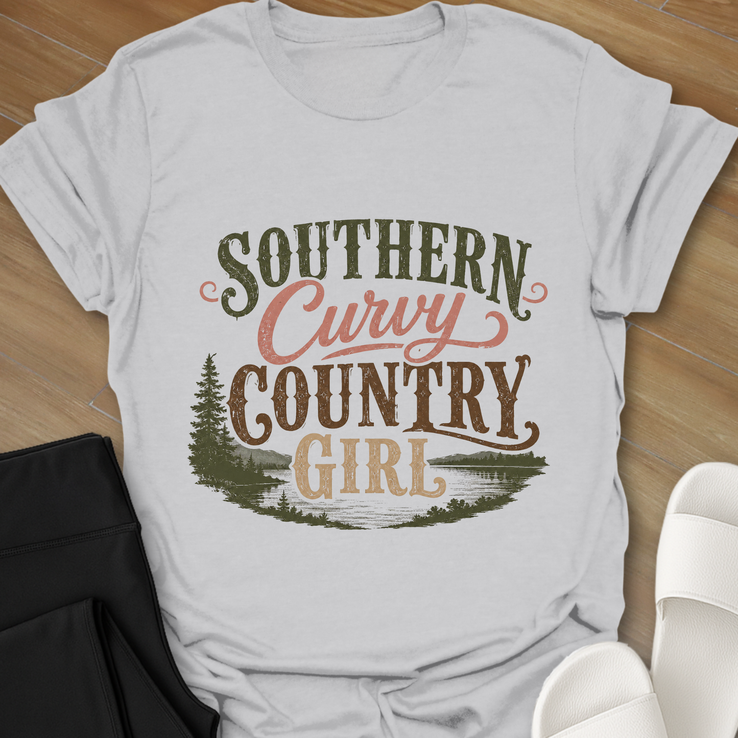 Southern Curvy Country Girl T-Shirt