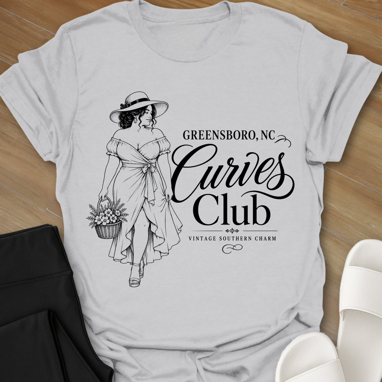 Greensboro NC Curves Club T-Shirt