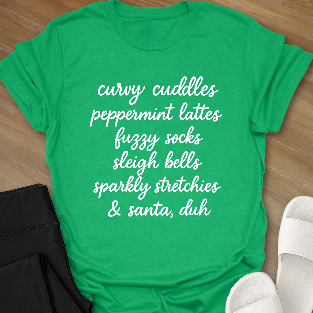 Curvy cuddles...& Santa, duh T-Shirt