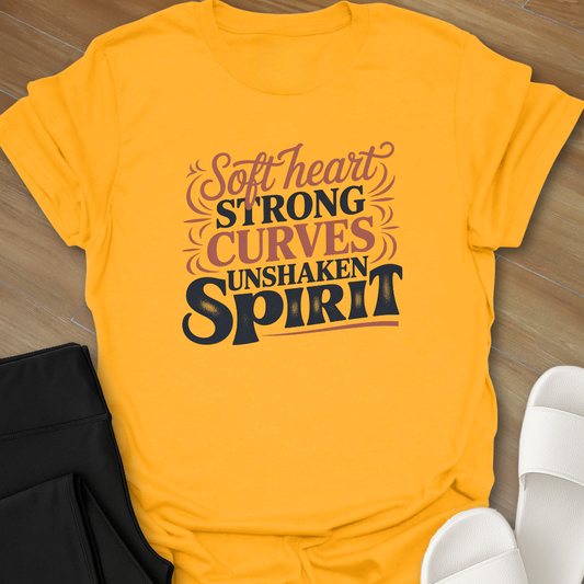 Curvy Girl Unshaken Spirit T-Shirt