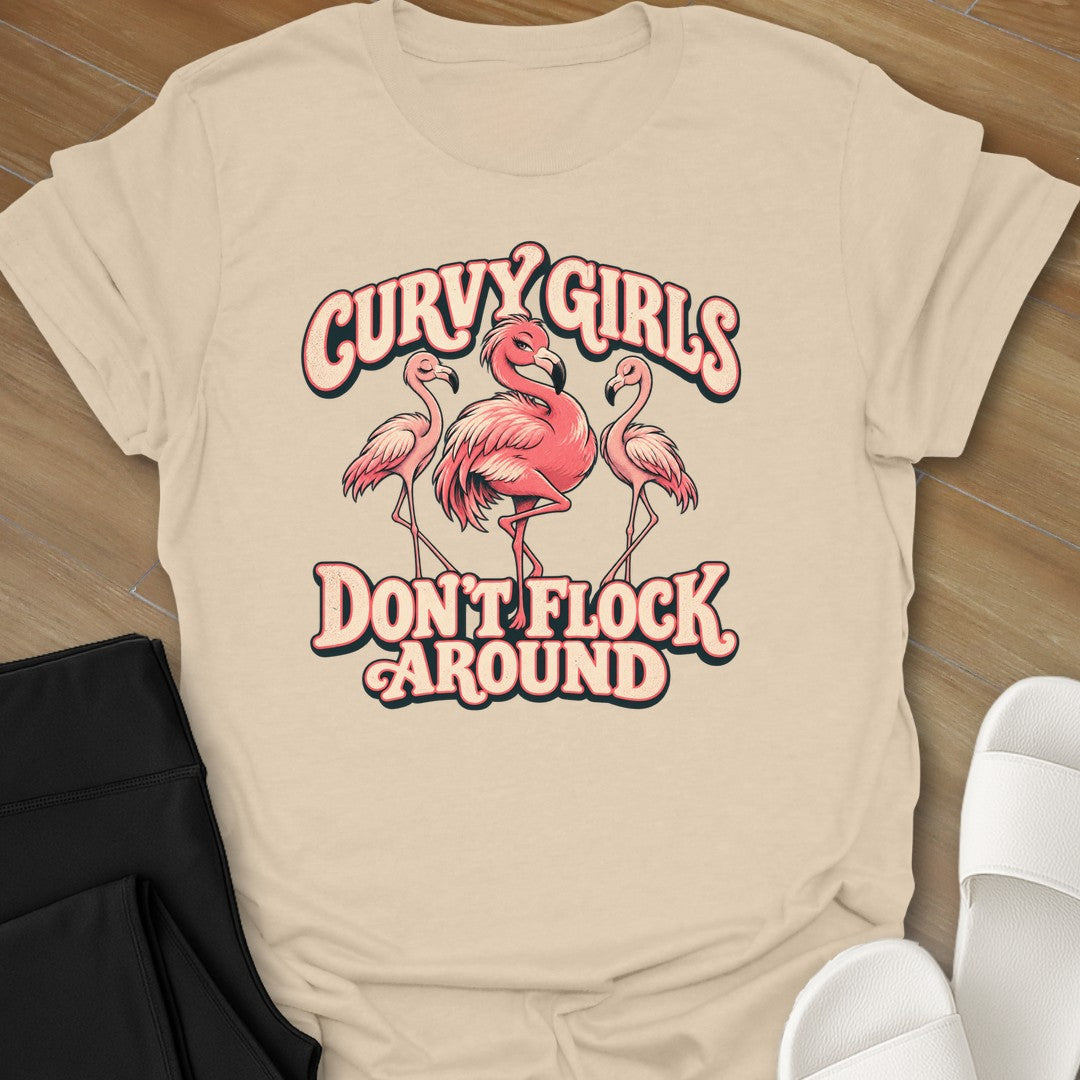 Do Cluck Around curvy girl graphic t-shirt in Sand by Ciaobellatre