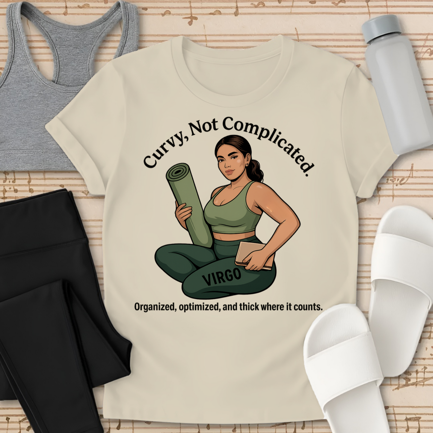 VIRGO Curvy Not Complicated T-Shirt