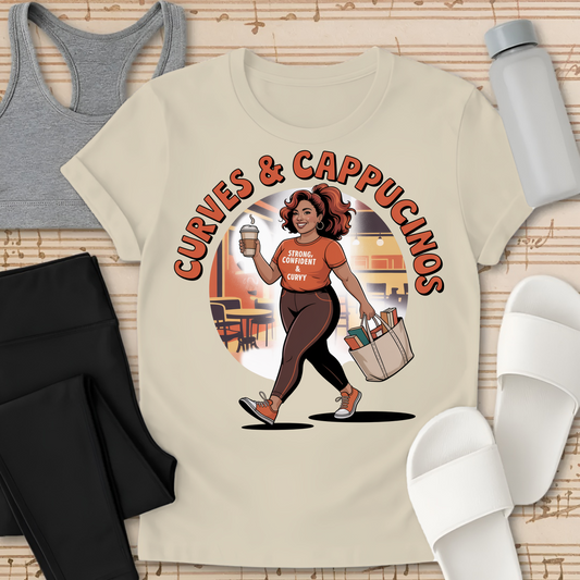 Curves and Cappucinos T-Shirt