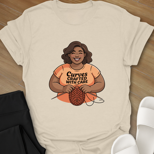 Curves Crafted with Care T-Shirt