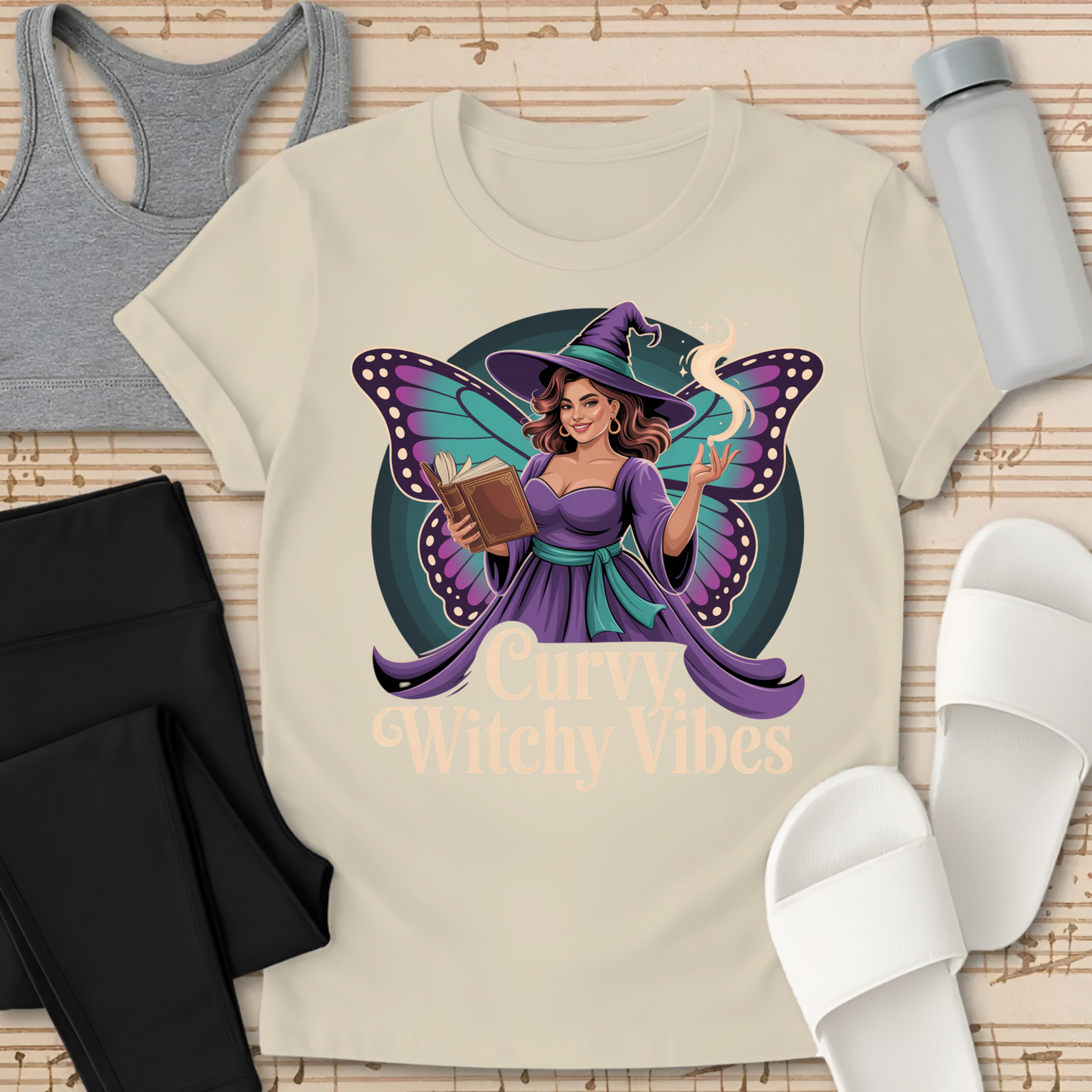 Curvy Witchy Vibes T-Shirt