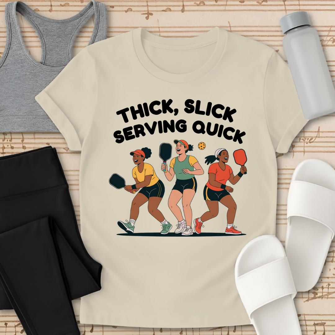 Pickleball: Serving Quick T-Shirt
